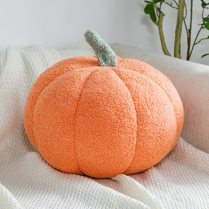 Pumpkin Shaped Throw Pillow