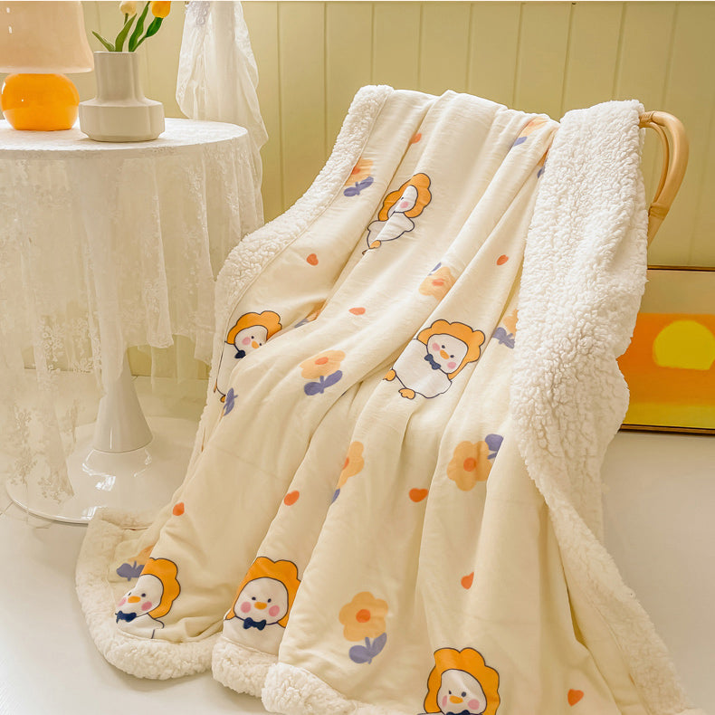Cute Duck Warm Blanket