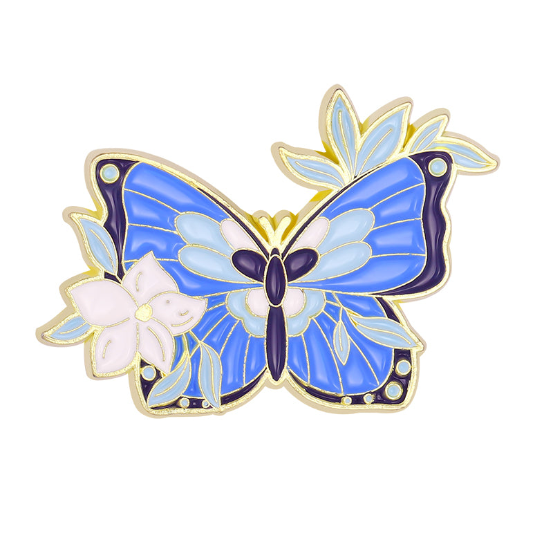 Floral Butterfly Pins