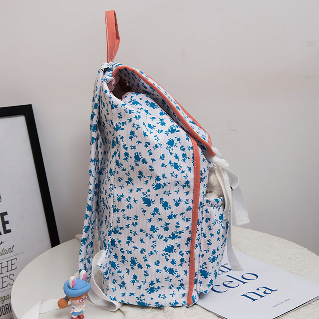 Pretty Flowers Print Backpack