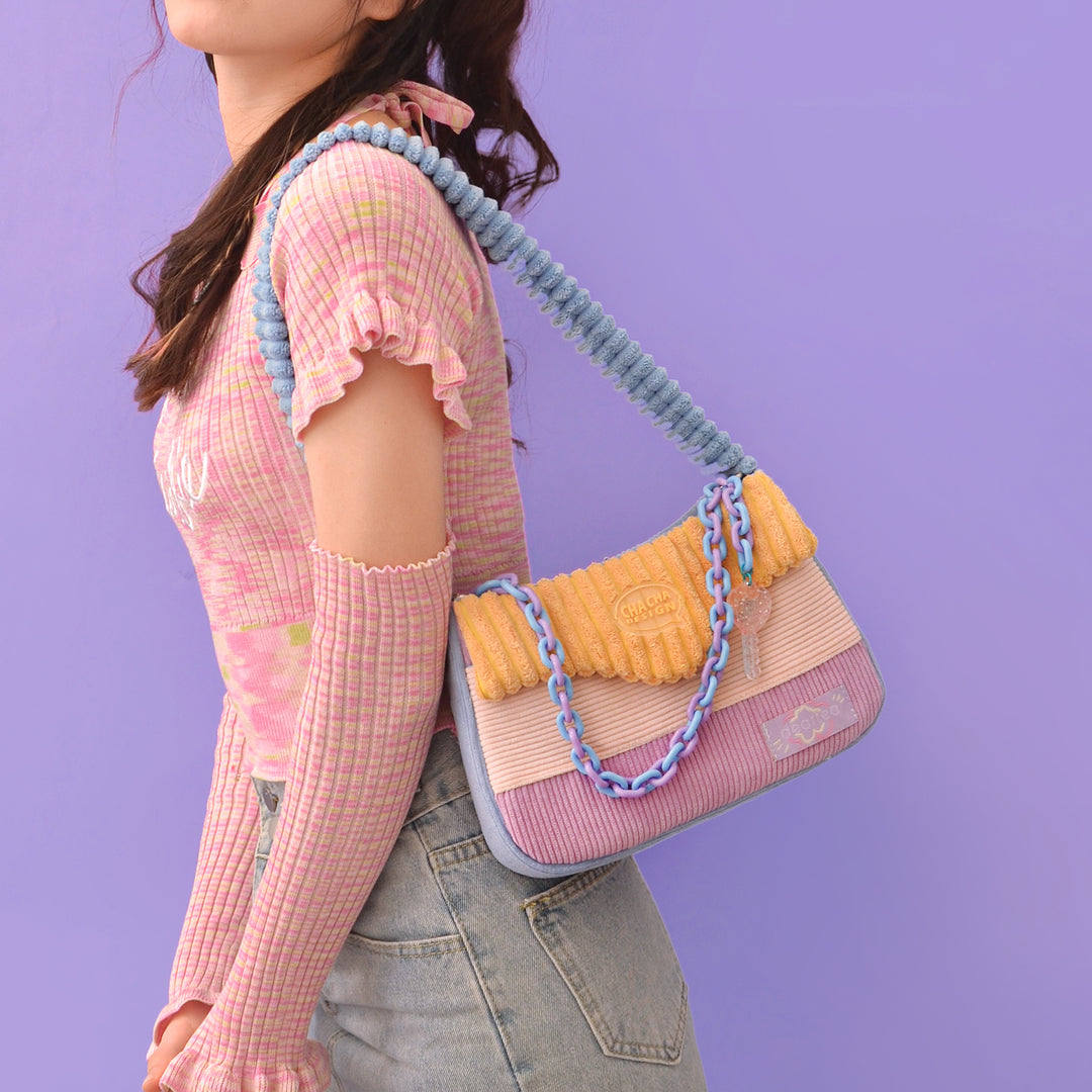 Fashion Corduroy Shoulder Bag