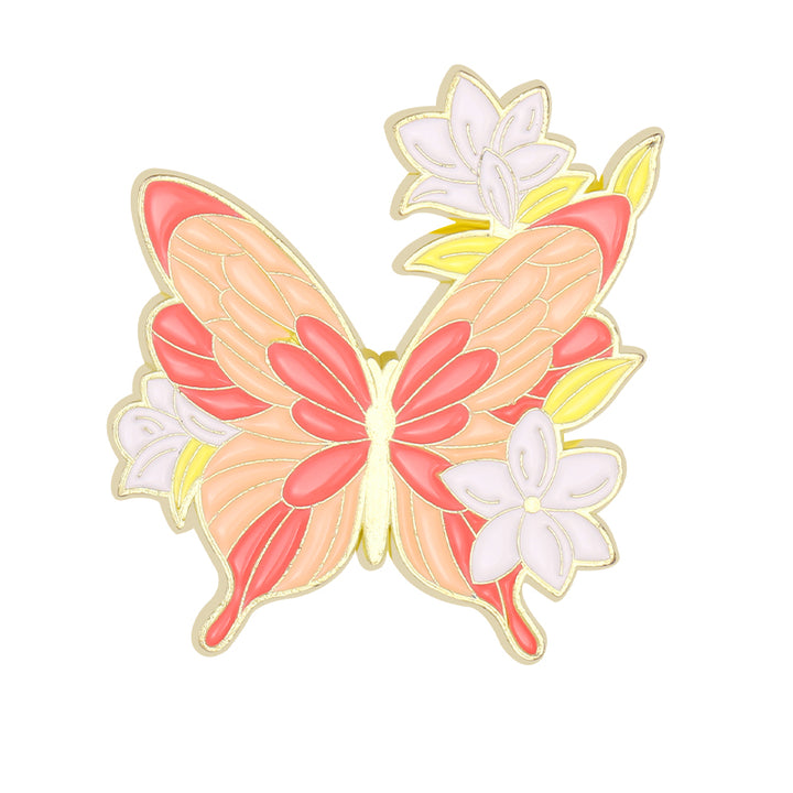 Floral Butterfly Pins