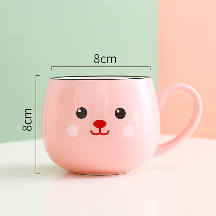 Cute Cartoon Rabbit Bear Frog Chick Ceramic Mug