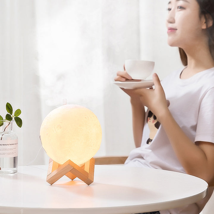Lunar Moon Night Lamp Humidifier
