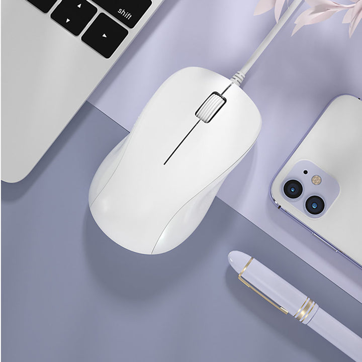 Cute Pastel Color Wired Mouse