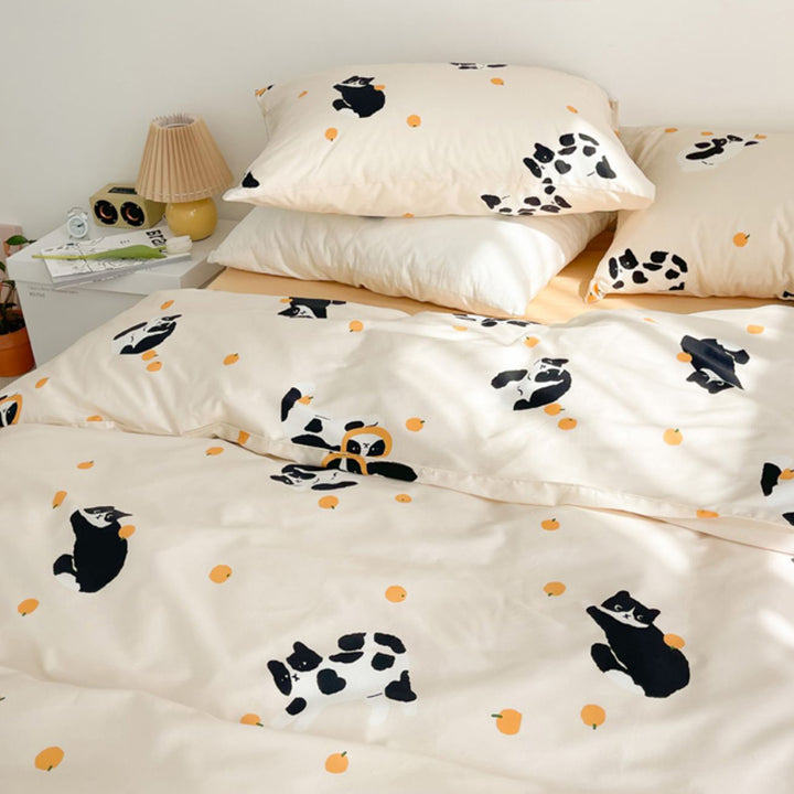 cute cat bedding set