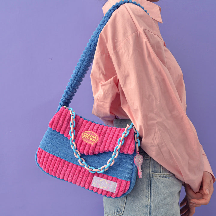 Fashion Corduroy Shoulder Bag