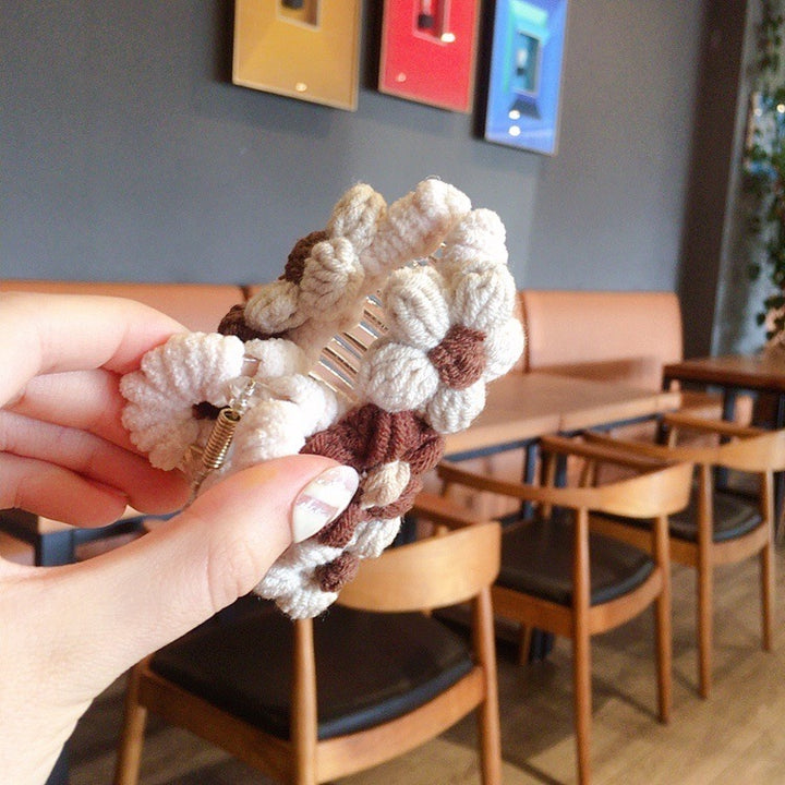 Daisy Crochet Hair claw