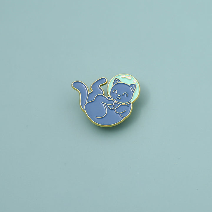 Outer Space Cat Mini Pins