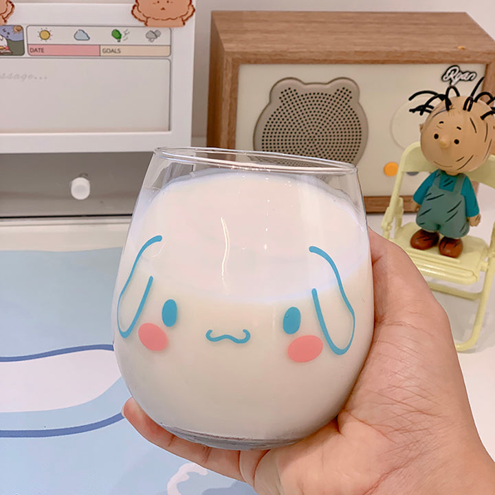 Cute Bunny Glass Cup