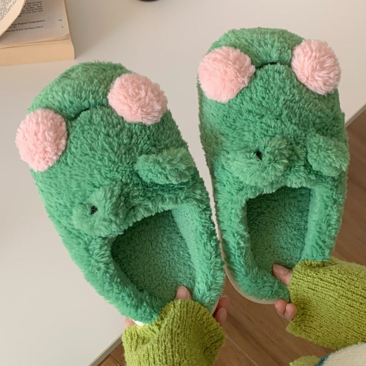 Cozy Frog Slippers