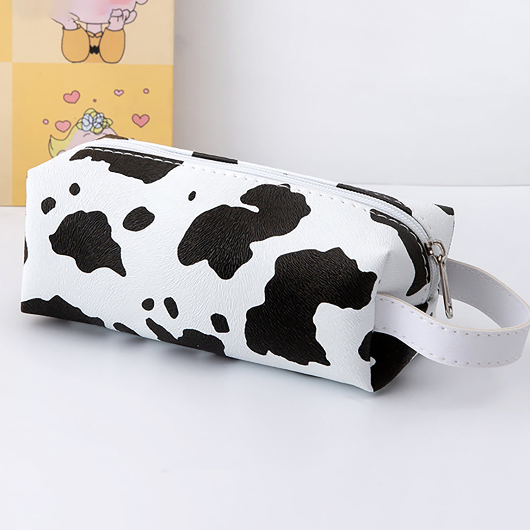 Cow Print Makeup Bag