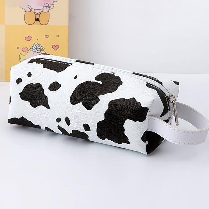 Cow Print Makeup Bag
