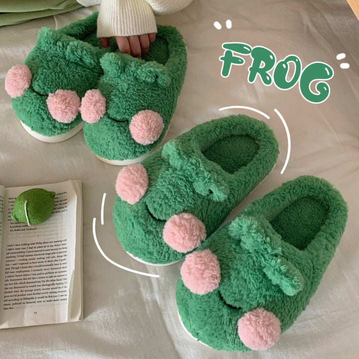 Cozy Frog Slippers
