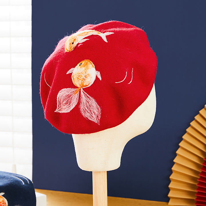Goldfish Handmade Beret
