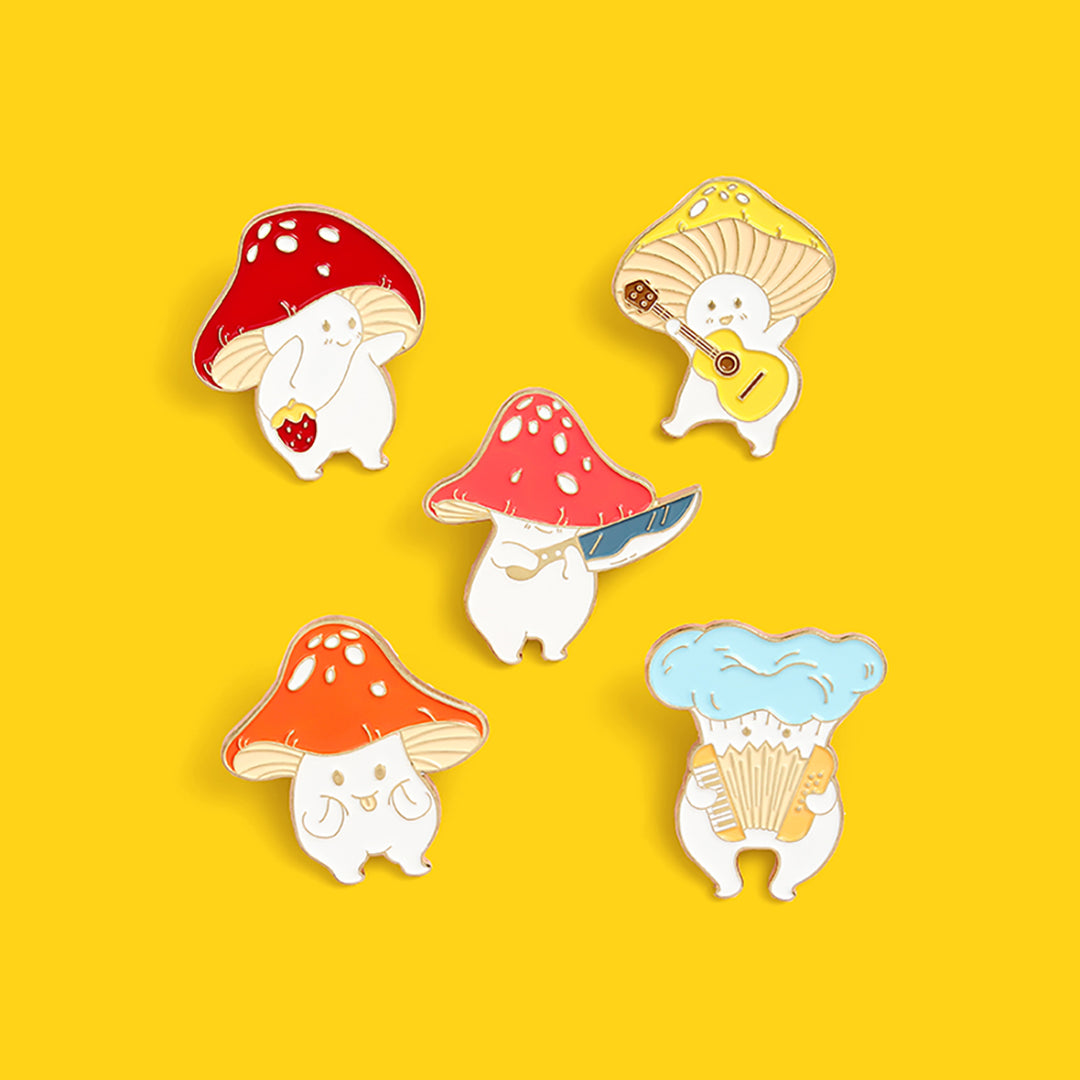 Mushroom Themed Pin
