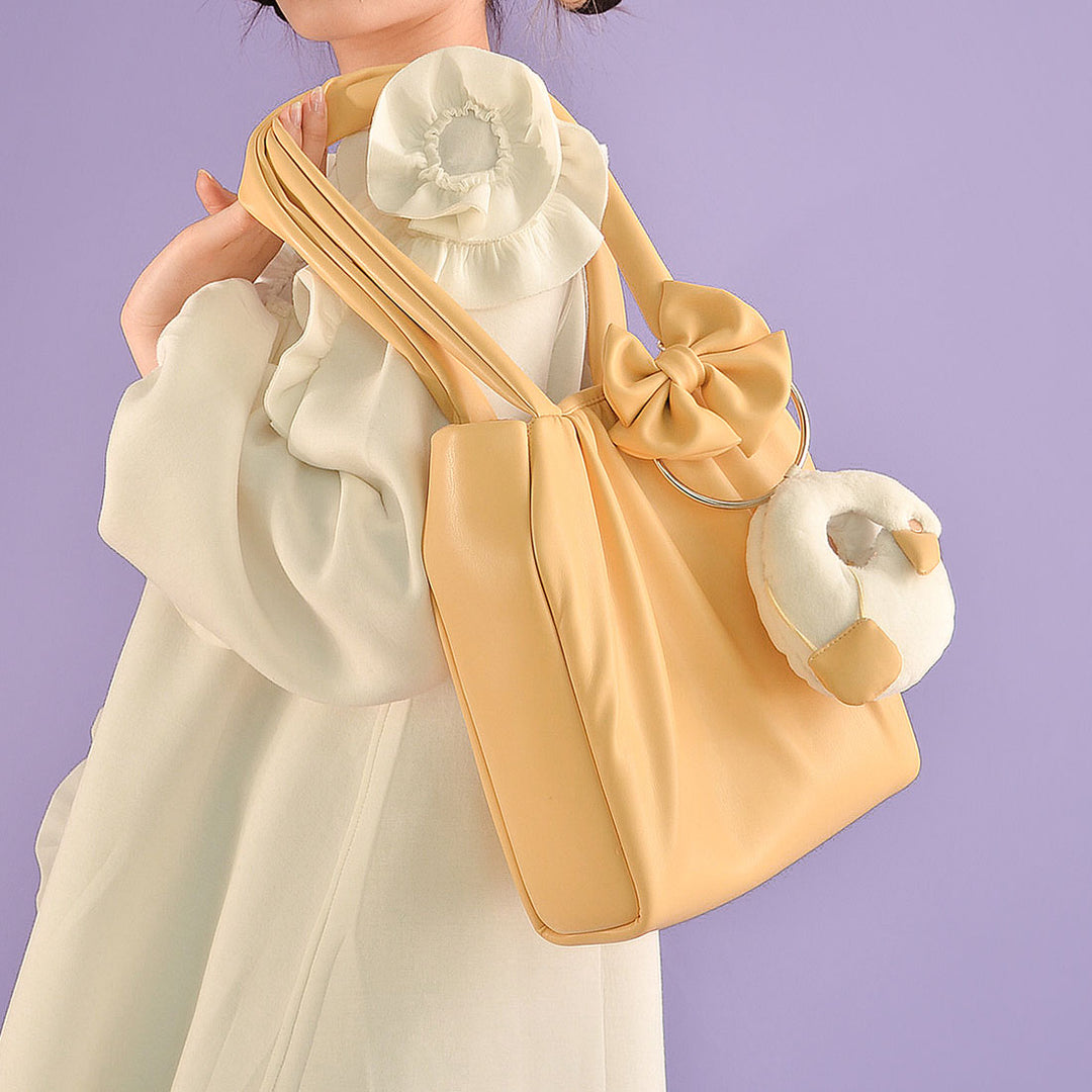 Bow Knot Goose Tote Bag