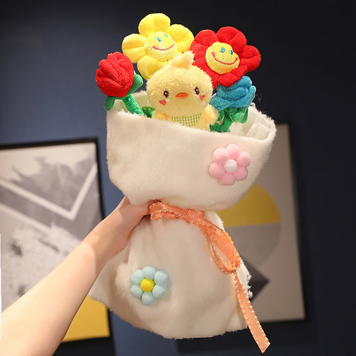 Cartoon Flower Bouquet Gift