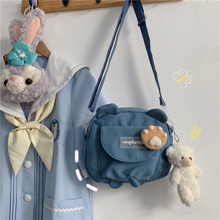 Cute Bear Ears Head Mini Crossbody Bag
