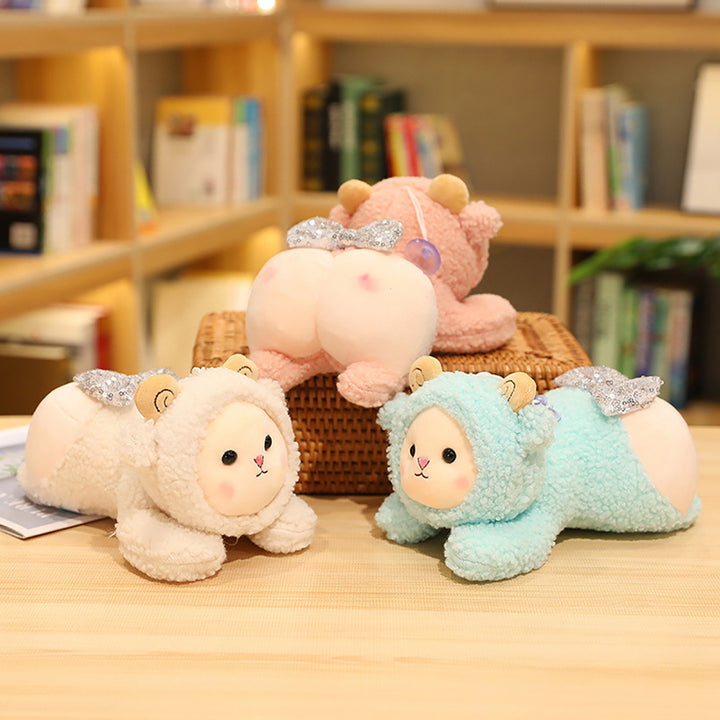 Kawaii Leaky Butt Lamb Puppy Plush Toy