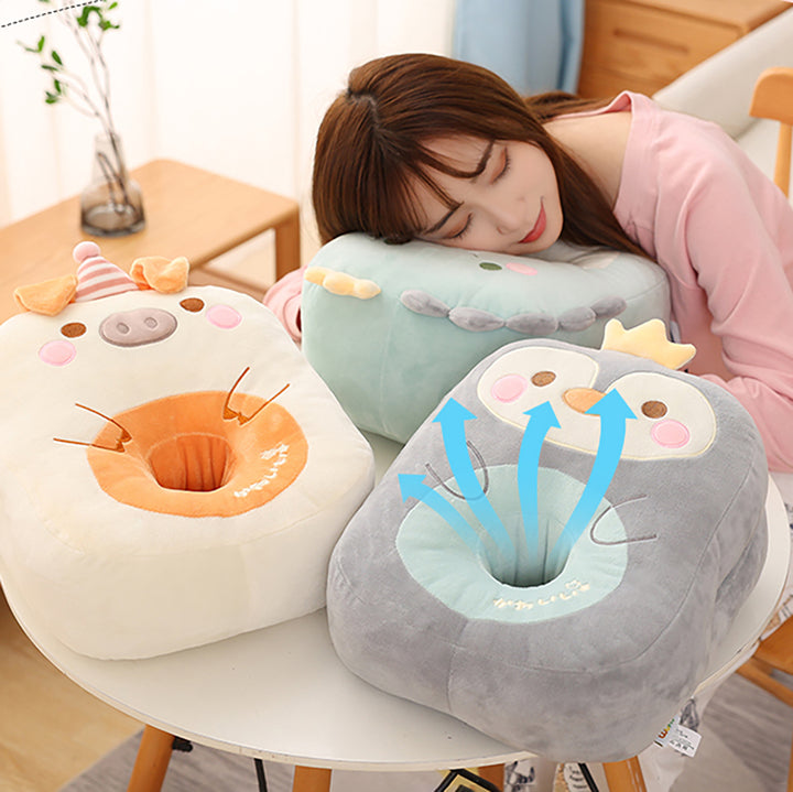 Comfy Animals Square Donuts Plush Pillows
