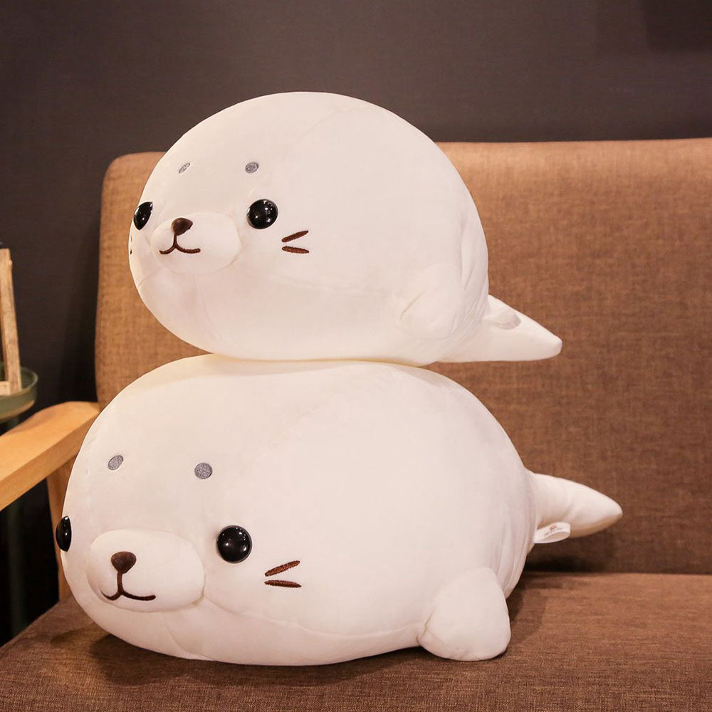 Adorable White Seal Jumbo Plush Toy