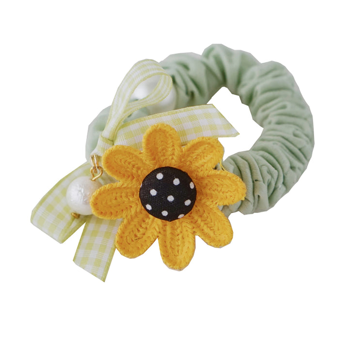 Cute Sunflower Hair Scrunchies