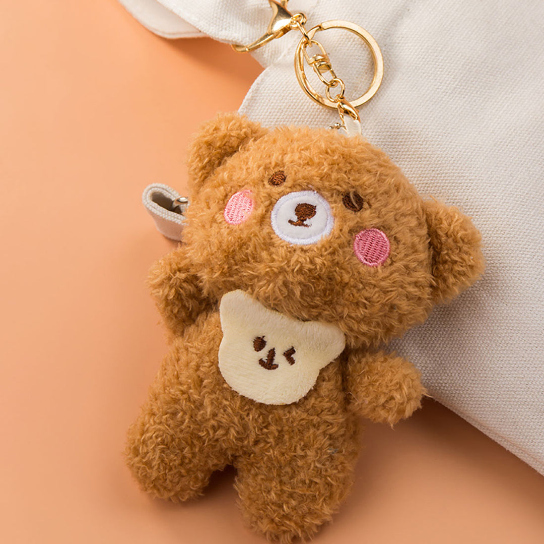 Pretty Bear Plush Keychain