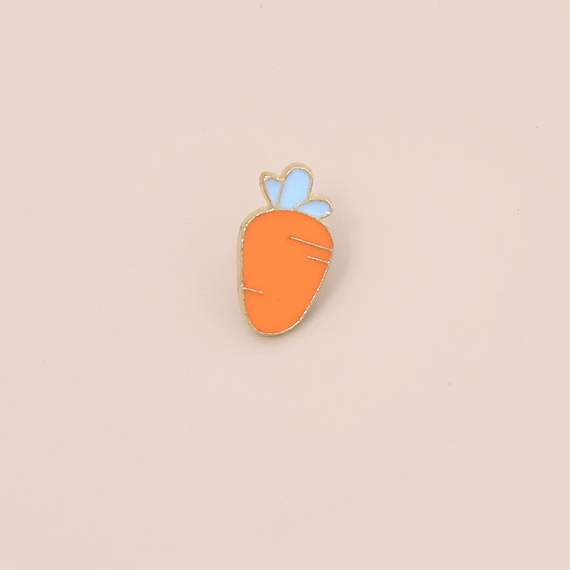 Bunny and Carrots Mini Alloy Pins