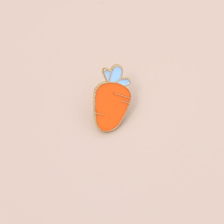 Bunny and Carrots Mini Alloy Pins