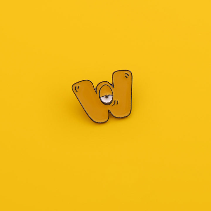 Cute Alphabet Letters Mini Pins