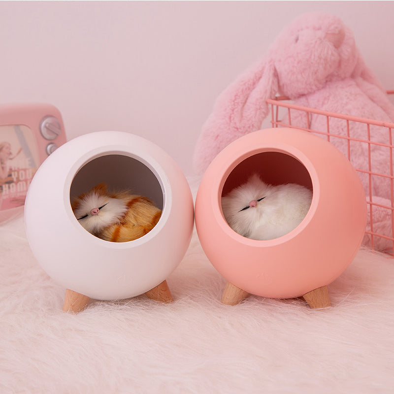 Cute Kitten House Decorative Mini Night Lights