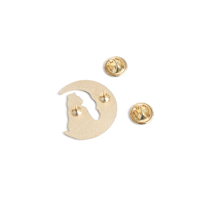 Black Cat Moon Phase Brooch Pins For Any Outfit