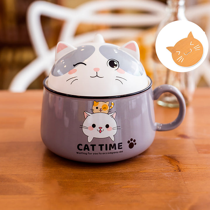 Cute Kitty Ceramic Bowl