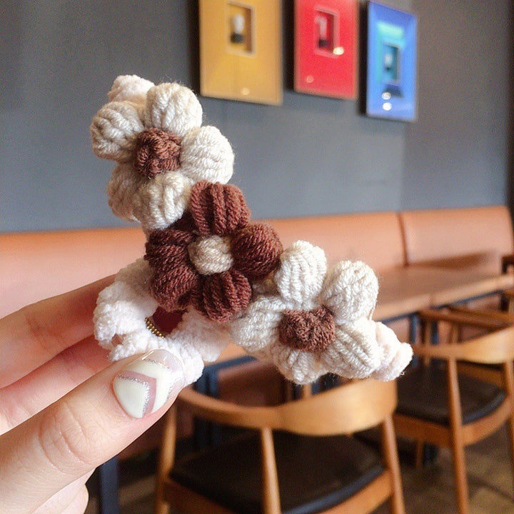 Daisy Crochet Hair claw
