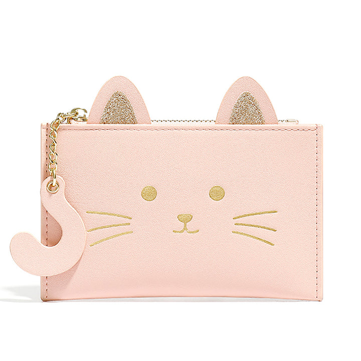 Cute Cat Credit Card Holder Wallet