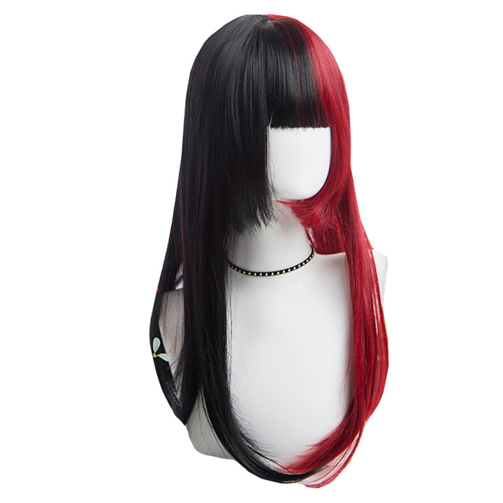 Gothic Devil Black and Red Cosplay Wig