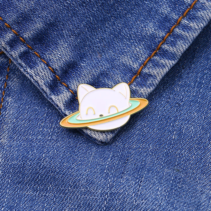 Outer Space Cat Mini Pins