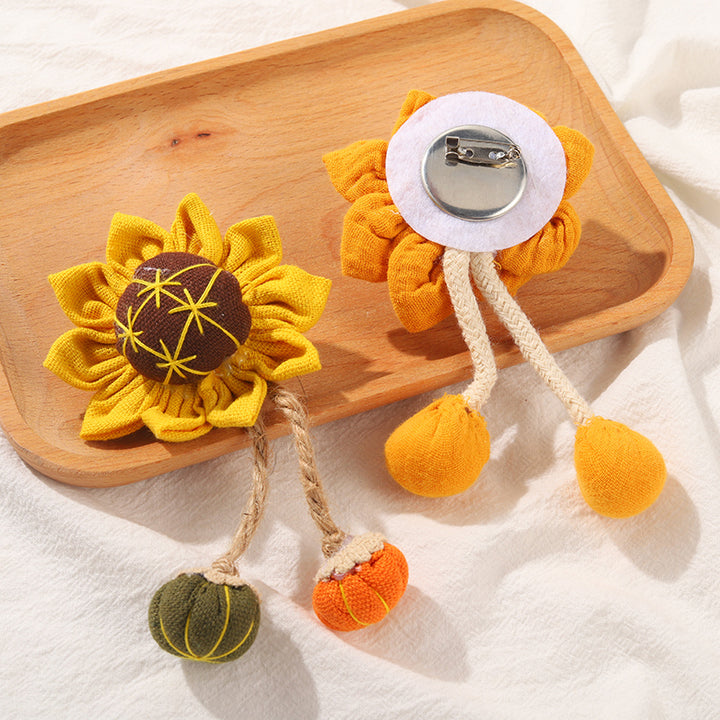 Cute Sunflower Brooch