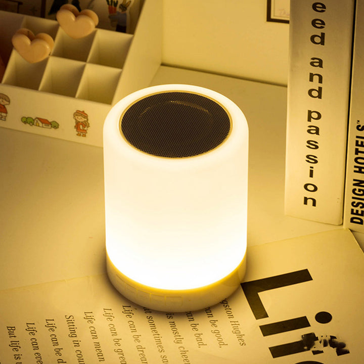 Bluetooth Speaker with Colorful Night Lamp