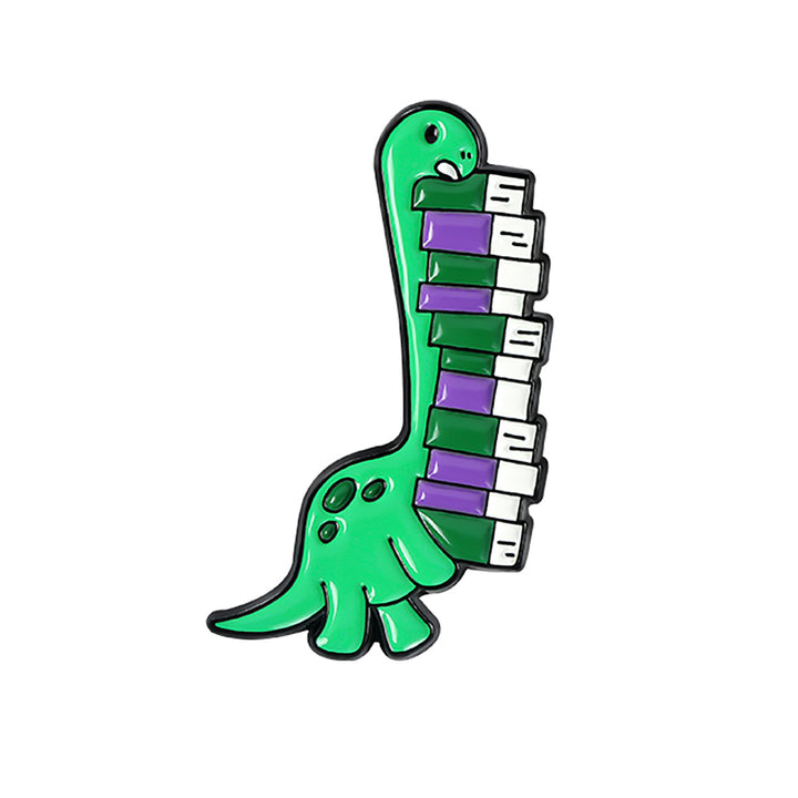 Funny Cartoon Dinosaur Pins