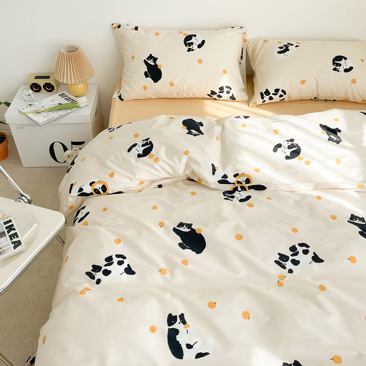 cute cat bedding set