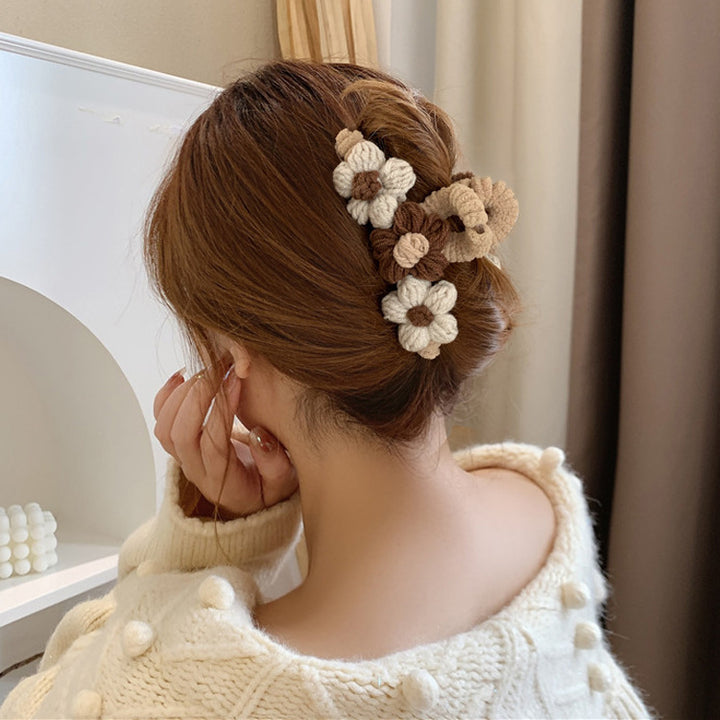 Daisy Crochet Hair claw