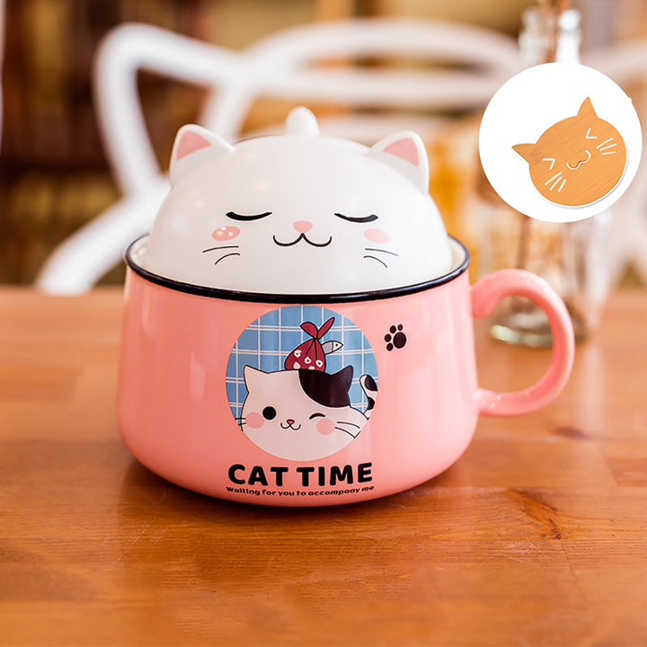 Cute Kitty Ceramic Bowl