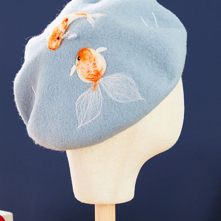 Goldfish Handmade Beret