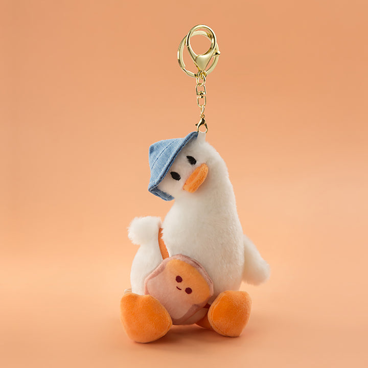 Cute Duck Stuffed Keychain