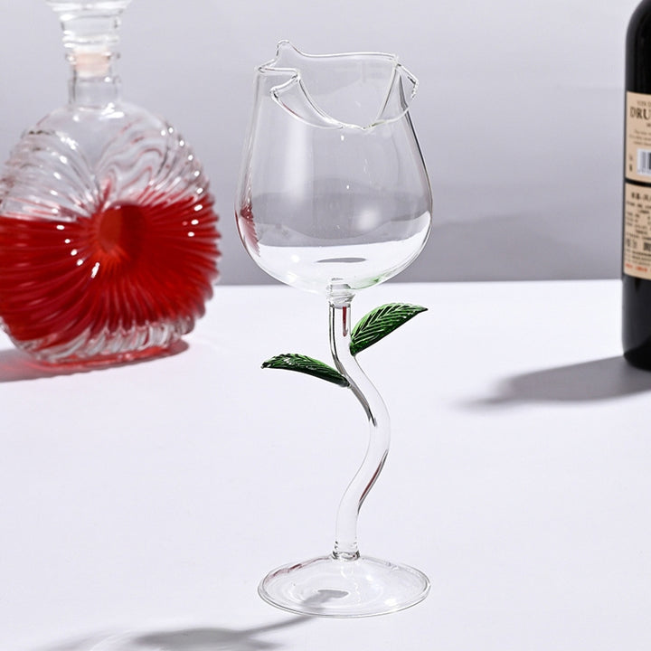Rose Glass Goblet