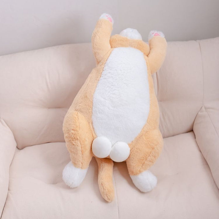 Cute Big Sleeping Cat Plush Toy