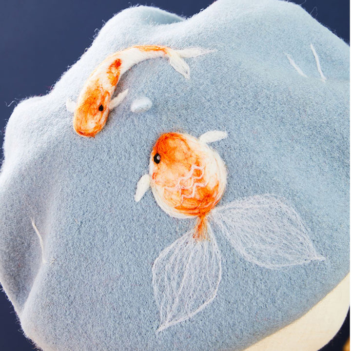 Goldfish Handmade Beret