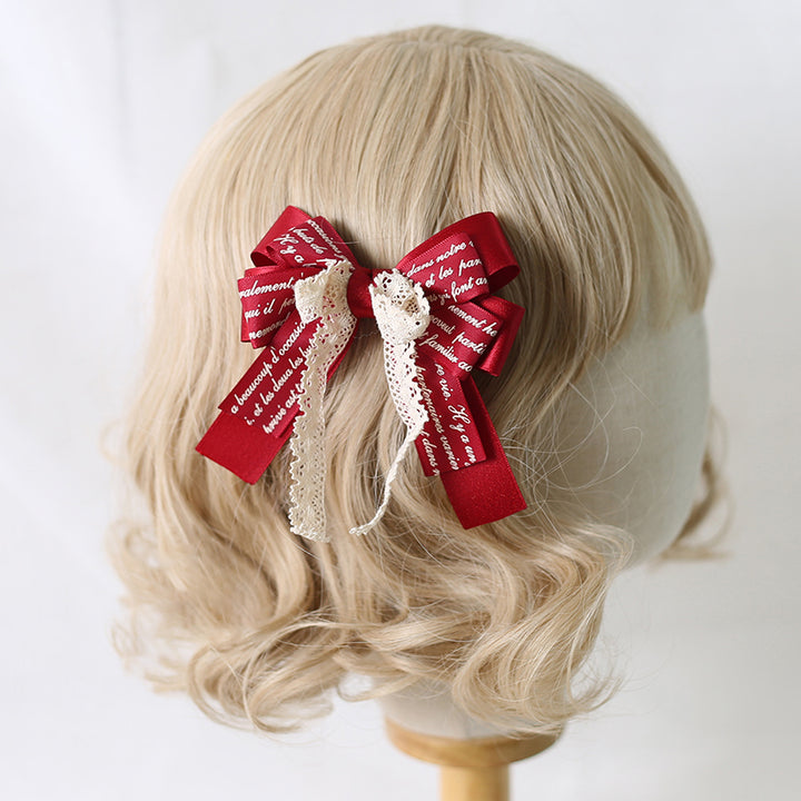 Kawaii Lolita Red Headband Collection